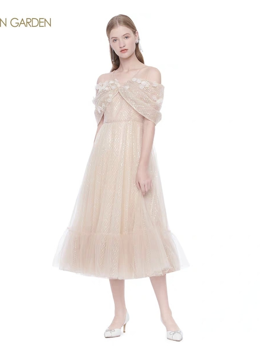 Stunning Sequin Princess Gown, Size S (Fits S-M)